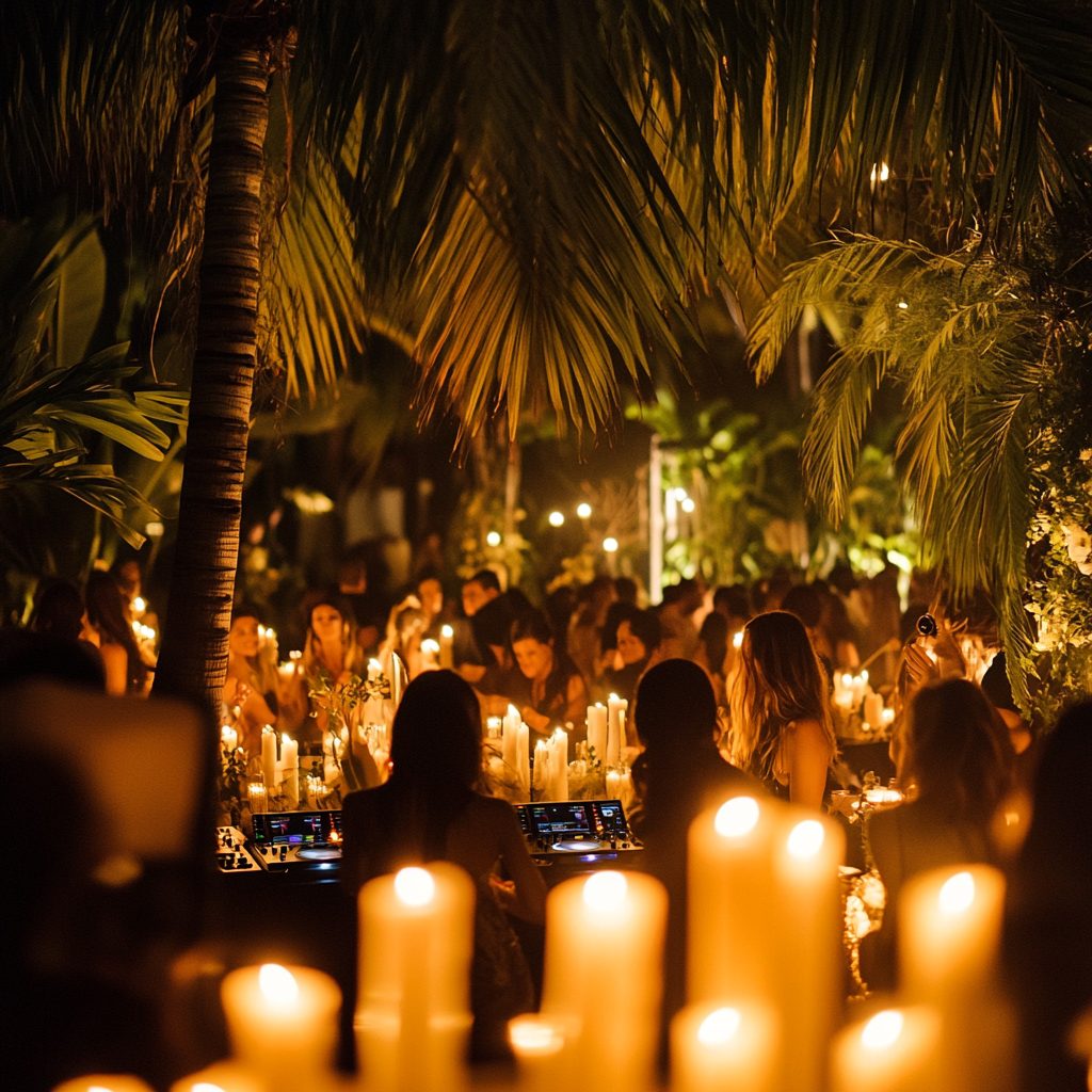 Candlelit community gathering hosted by Ritual Collective